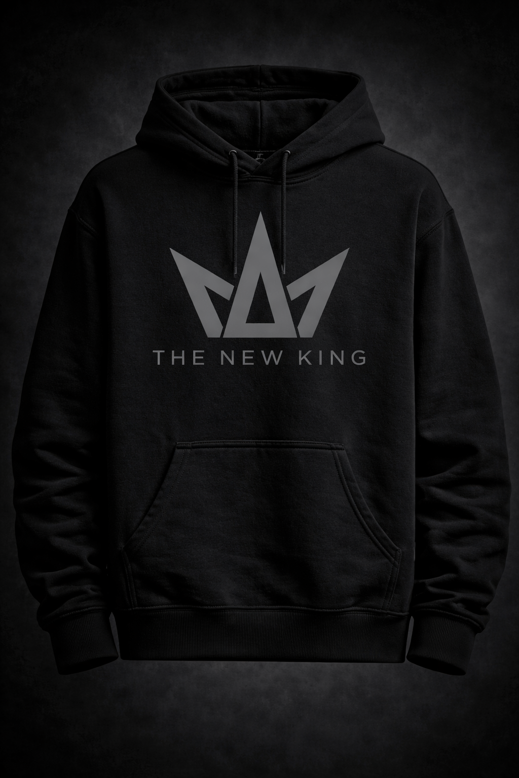 Rex Novus The New King black premium heavyweight hoodie luxury streetwear Canada