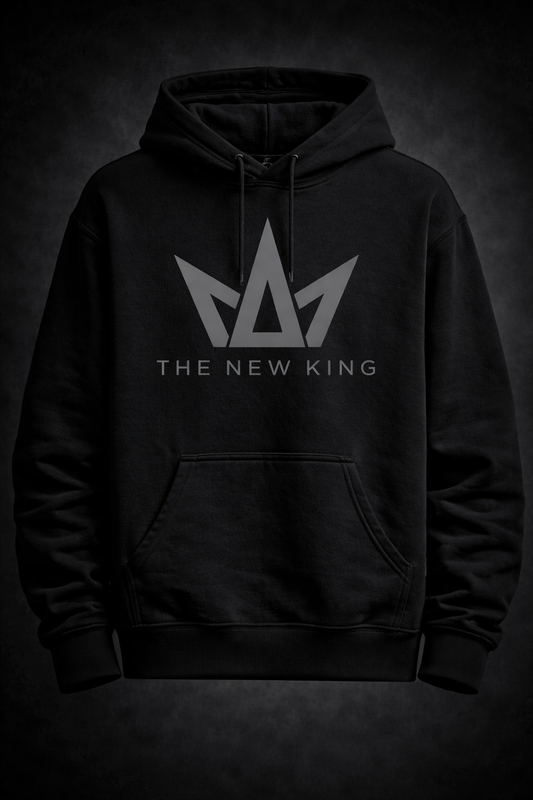 Rex Novus The New King black premium heavyweight hoodie luxury streetwear Canada