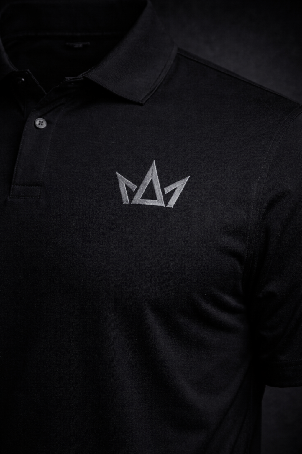 Rex Novus crown golf polo black technical performance apparel Canada
